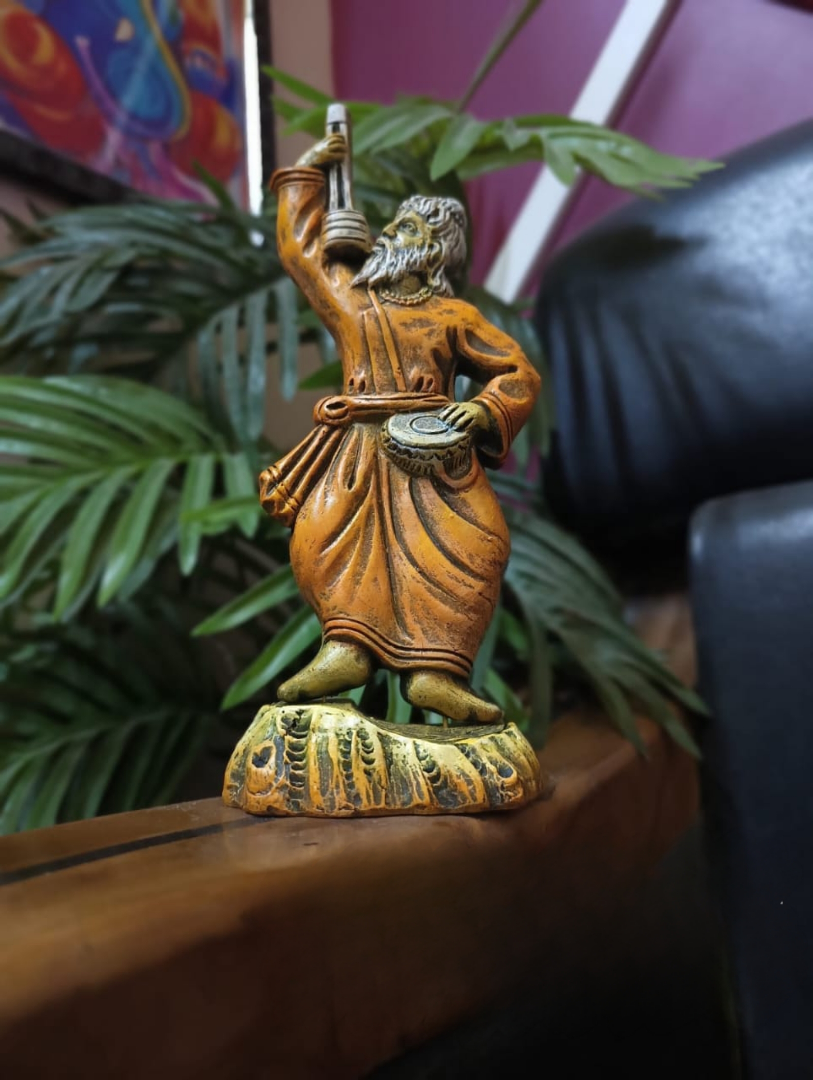 terracotta artistic musician set