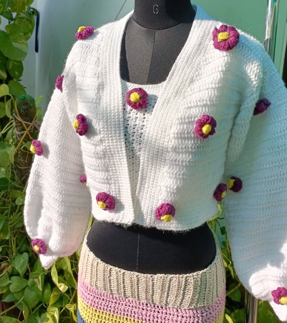 crochet stylish wearing