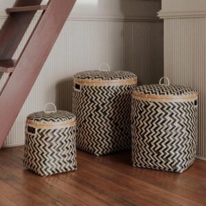 Laundry Basket From Natural Fibre